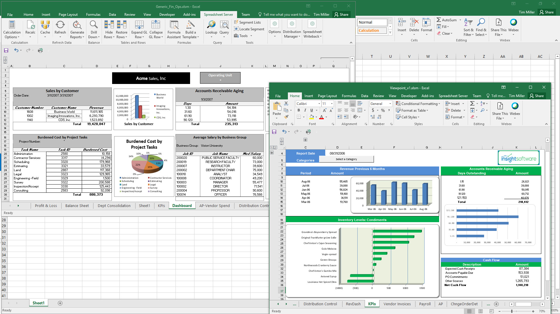 Insight Software Multiple Data Sources