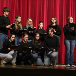 Monticello Speech team performing